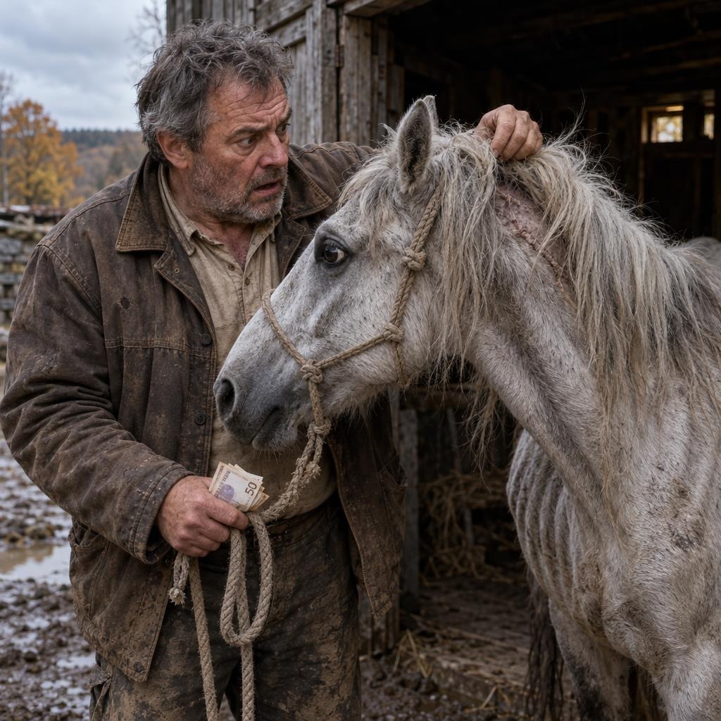 The Old Horse Passed an Open Stall and Stopped at a Closed Door. The Farmer Hadn’t Steered Him There.