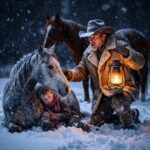 A Cowboy Brought a Boy Through a Snowstorm to His Barn. The Boy’s First Question Was About the Horse.