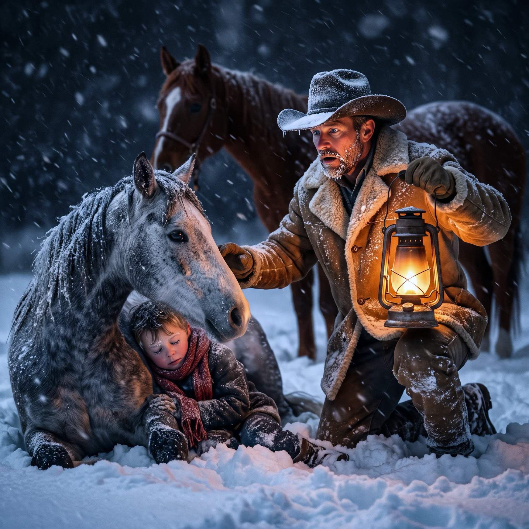 A Cowboy Brought a Boy Through a Snowstorm to His Barn. The Boy’s First Question Was About the Horse.