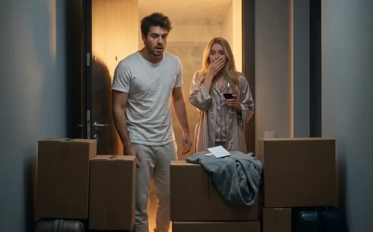 My Boyfriend Texted “Don’t Wait Up” From Another Woman’s Apartment — So I Packed His Entire Life Into Boxes and Delivered It to Her Door...
